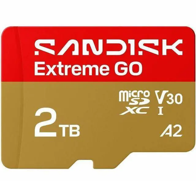 Alt view image 3 of 5 - SanDisk Extreme GO microSD 2TB microSDXC Memory Card, Up to 240MB/s UHS-I U3 4K V30 A2 for Android SDSQXGN-2T00-GN6MN