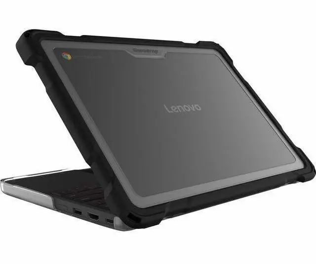 Main image of SlimTech for Lenovo 100E Chromebook Gen 5 - For Lenovo Chromebook - Textured Grip - Transparent - Bump Resistant, Drop Resistant, Scratch Resistant, Scuff Resistant - Rubber