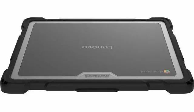 Alt view image 7 of 7 - SlimTech for Lenovo 100E Chromebook Gen 5 - For Lenovo Chromebook - Textured Grip - Transparent - Bump Resistant, Drop Resistant, Scratch Resistant, Scuff Resistant - Rubber
