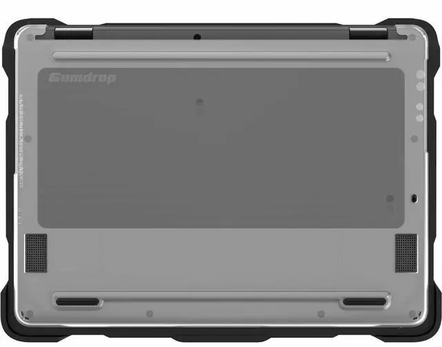 Alt view image 5 of 7 - SlimTech for Lenovo 100E Chromebook Gen 5 - For Lenovo Chromebook - Textured Grip - Transparent - Bump Resistant, Drop Resistant, Scratch Resistant, Scuff Resistant - Rubber