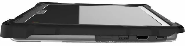 Alt view image 6 of 7 - SlimTech for Lenovo 100E Chromebook Gen 5 - For Lenovo Chromebook - Textured Grip - Transparent - Bump Resistant, Drop Resistant, Scratch Resistant, Scuff Resistant - Rubber