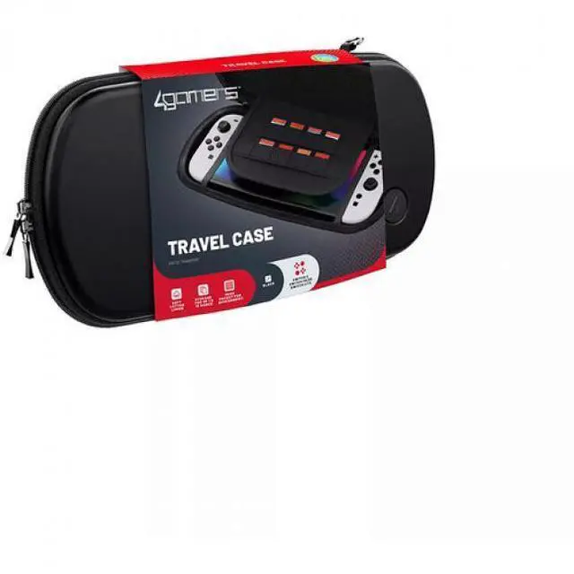 Main image of Switch 2 Accessory: Case - 4Gamers Travel Case for Nintendo Switch, OLED, Lite, and Switch 2