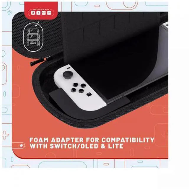 Alt view image 4 of 7 - Switch 2 Accessory: Case - 4Gamers Travel Case for Nintendo Switch, OLED, Lite, and Switch 2