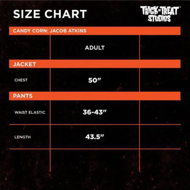 Alt view image 2 of 2 - Trick or Treat Studios - Candy Corn - Jacob Costume (Jacket T-shirt Pants)