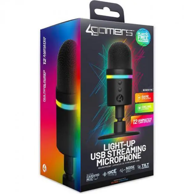 Main image of PC Accessory: 4Gamers Light Up Streaming Microphone