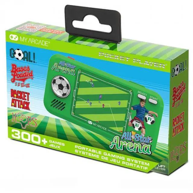 Alt view image 4 of 10 - My Arcade All-Star Arena Pocket Player 307 Games (DGUNL-4128)