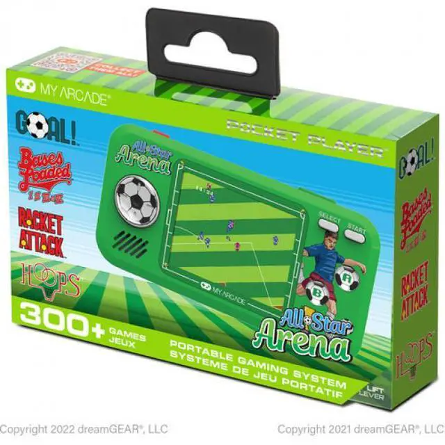 Alt view image 5 of 10 - My Arcade All-Star Arena Pocket Player 307 Games (DGUNL-4128)