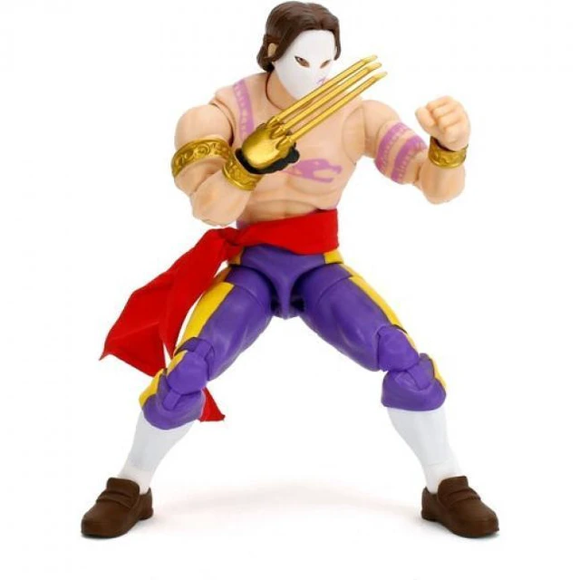 Alt view image 12 of 12 - Vega 6" Moveable Figure with Alternate Head and Limbs "Ultra Street Fighter II" (2017) Video Game Model by Jada