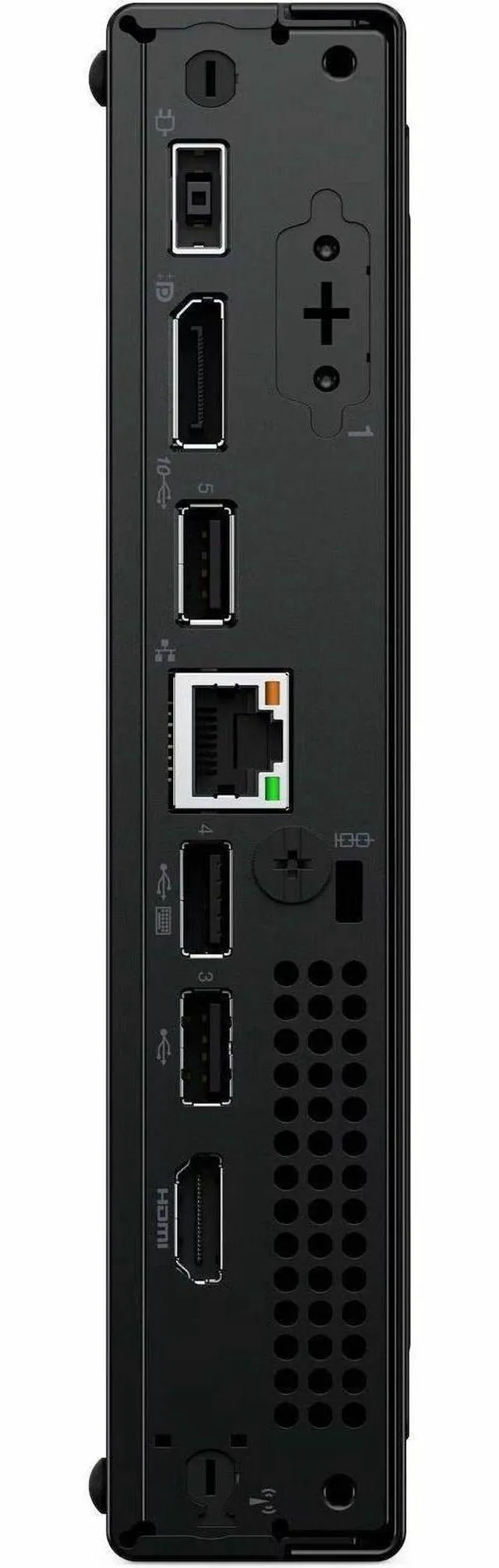 Alt view image 2 of 6 - Lenovo V100q 13GE001QUS Desktop Computer - Intel Core N-series i3-N305 - 16 GB - 256 GB PCI Express NVMe 4.0 x4 SSD - Tiny - Black - Intel Chip - Windows 11 Pro - Intel DDR5 SDRAM - English (US) Keybo