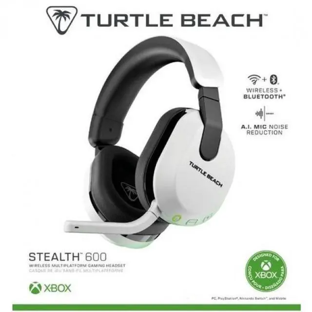 Alt view image 2 of 7 - Xbox Accessory: Wireless Headset - Turtle Beach Stealth 600 Amplified Headset - White: Officially Licensed by Microsoft
