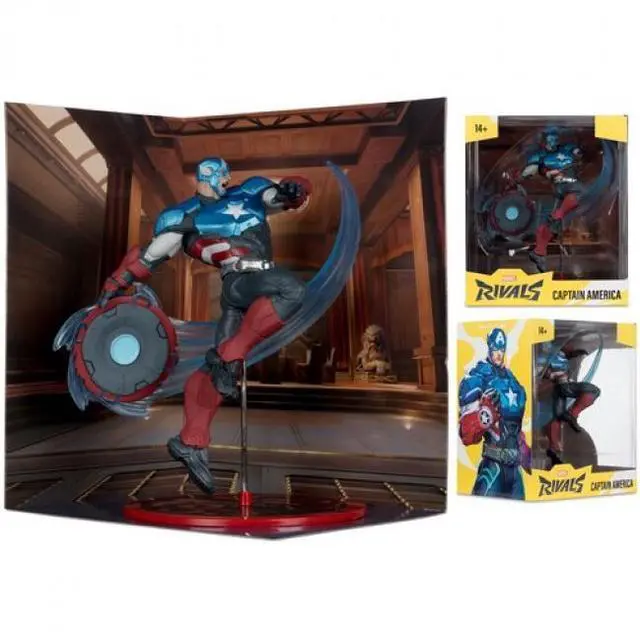 Main image of McFarlane Toys - Marvel Rivals - Captain America 1:10th Scale Collectible Statue