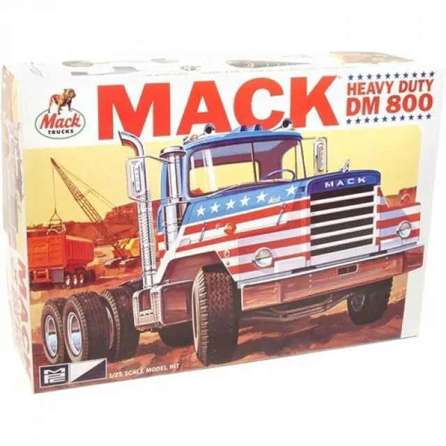 Alt view image 5 of 5 - Skill 3 Model Kit Mack DM 800 Semi Tractor Truck 1/25 Scale Model by MPC