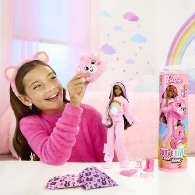 Alt view image 5 of 7 - Mattel - Barbie Cutie Reveal Barbie x Care Bears Series, Cheer Bear