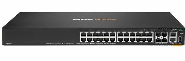 Main image of HPE CX 6200 Ethernet Switch - 24 Ports - Manageable - Gigabit Ethernet - 10/100/1000Base-T, 1000Base-X - 3 Layer Supported - Modular - 4 SFP Slots - 59 W Power Consumption - Optical Fiber, Twisted Pai