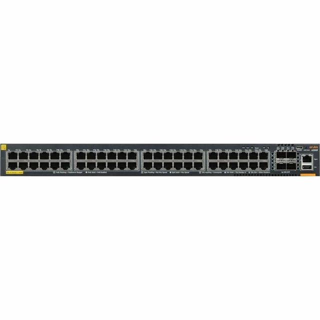 Alt view image 7 of 7 - HPE CX 6200 Ethernet Switch - 24 Ports - Manageable - Gigabit Ethernet - 10/100/1000Base-T, 1000Base-X - 3 Layer Supported - Modular - 4 SFP Slots - 59 W Power Consumption - Optical Fiber, Twisted Pai