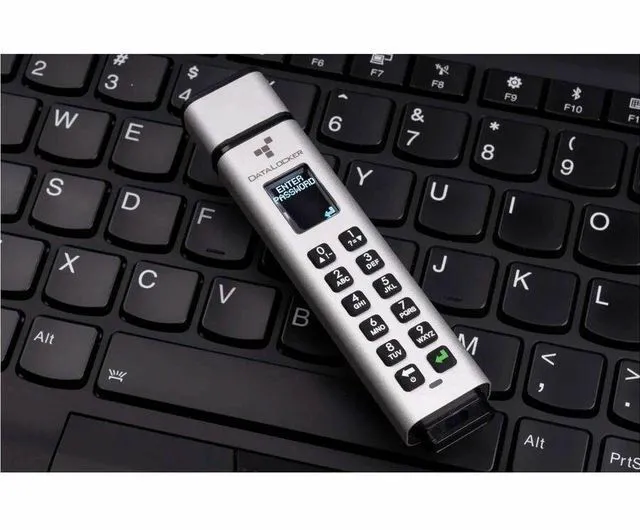 Alt view image 4 of 5 - DataLocker Sentry K350 - 32 GB - USB 3.2 (Gen 1) Type A, USB Type C, USB 2.0 Type A - 190 MB/s Read Speed - 190 MB/s Write Speed - 256-bit AES-XTS - 3 Year Warranty - TAA Compliant