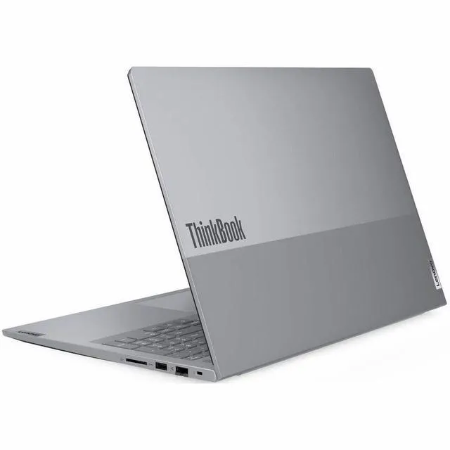 Alt view image 4 of 7 - Lenovo ThinkBook 16 G9 AHP 21UT0002US 16" Touchscreen Notebook - WUXGA - 120 Hz - AMD Ryzen 5 220 - 16 GB - 512 GB SSD - English Keyboard - Arctic Gray - AMD Chip - 1920 x 1200 - Windows 11 Pro -