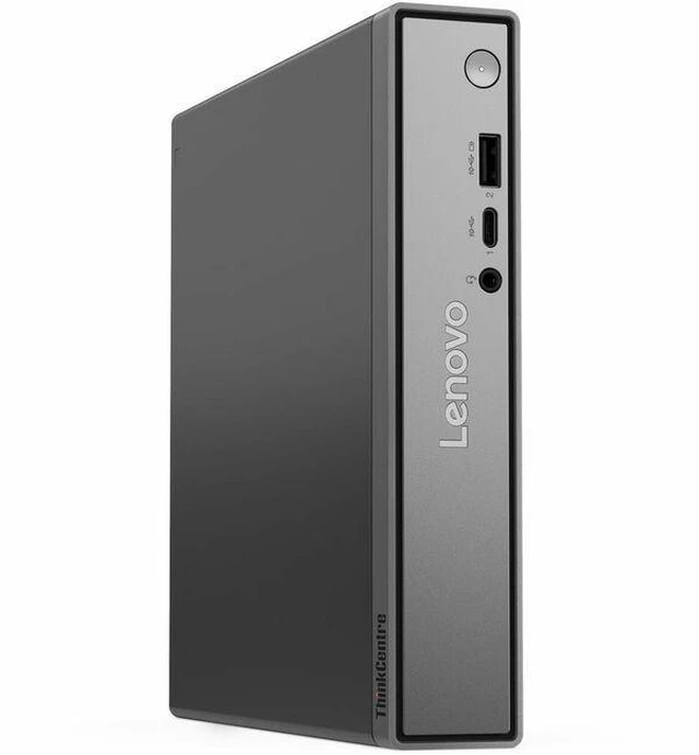 Alt view image 2 of 8 - Lenovo ThinkCentre neo 50q Gen 5 13B90032US Desktop Computer Intel Core 7 240H 32 GB 512 GB SSD Tiny Black Intel Chip Windows 11 Pro Intel DDR5 SDRAM English US Keyboard IEEE 802.11ax 135 W