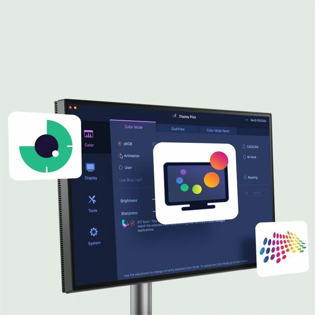 Alt view image 2 of 7 - BenQ BL2790C 27" Class Full HD LED Monitor - 16:9 - Black - 27" Viewable - In-plane Switching (IPS) Technology - LED Backlight - 1920 x 1080 - 16.7 Million Colors - 300 Nit - 5 ms - Speakers