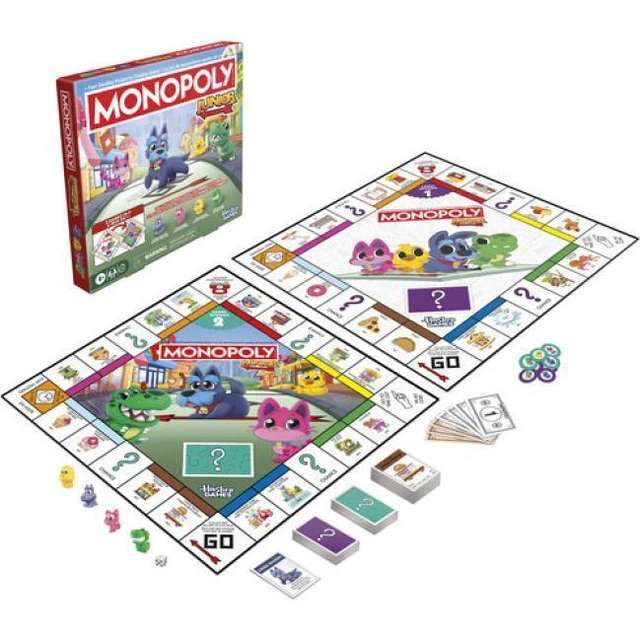 Main image of Monopoly: Junior - 2 In 1 Board Game