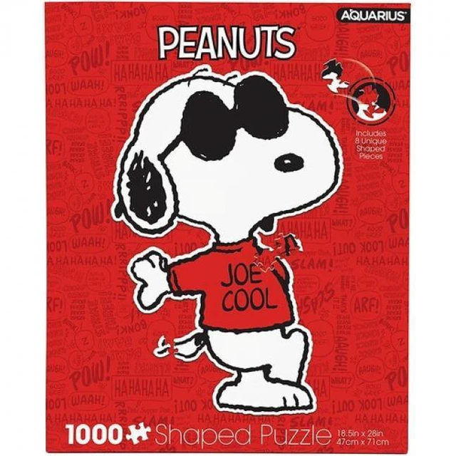 Main image of Peanuts Joe Cool Shaped 1000 Pc Puzzle