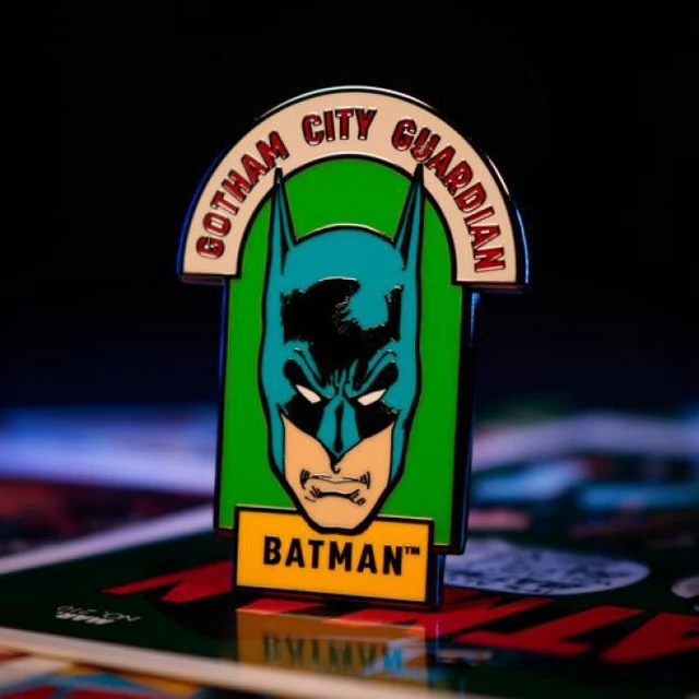 Alt view image 5 of 5 - DC Batman - Limited Edition Pin Badge - Gotham City Guardian