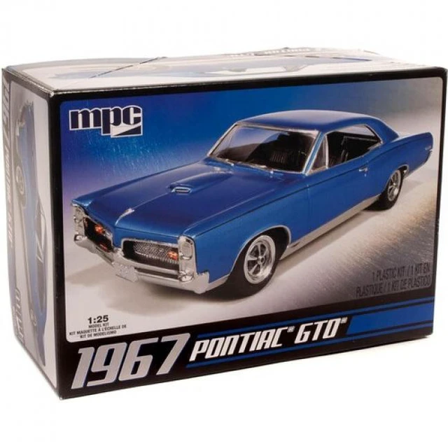 Alt view image 10 of 10 - Skill 2 Model Kit 1967 Pontiac GTO 1/25 Scale Model by MPC