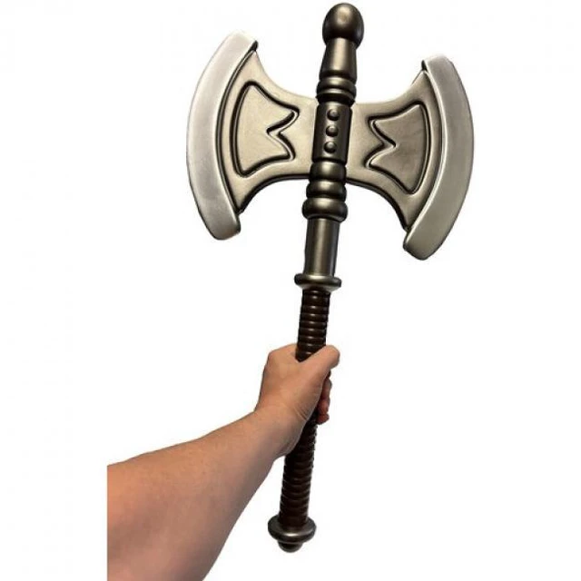 Alt view image 2 of 3 - Masters of the Universe - He-Man Battle Axe LARP Stunt Prop Replica