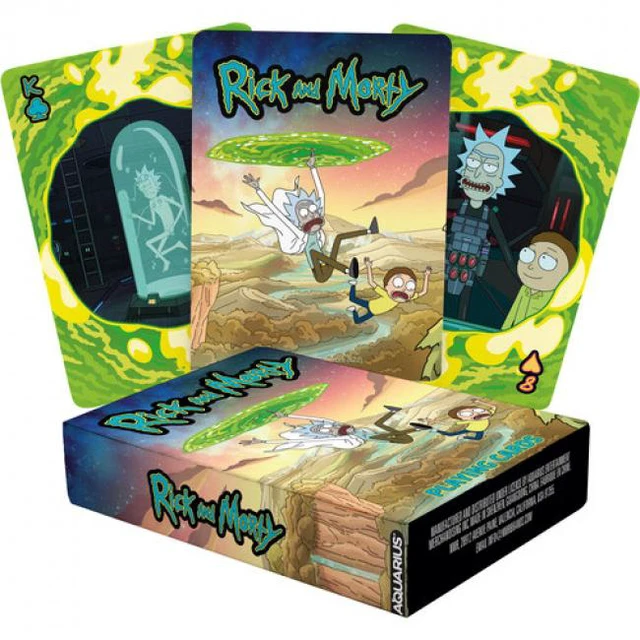 Alt view image 2 of 2 - Themed Rick and Morty Standard Playing Cards