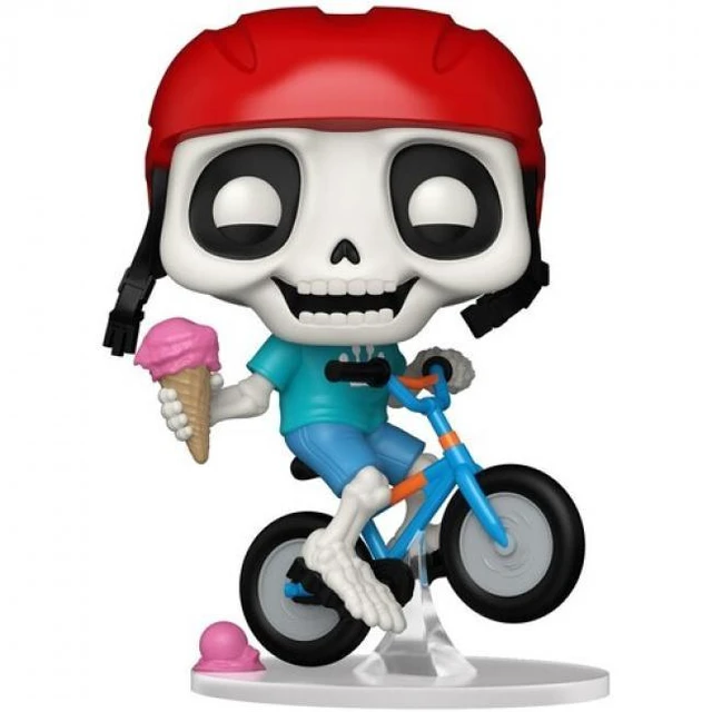 Main image of Funko POP! Icons: Skeleton Summer - Bike Rider Skully - 88331