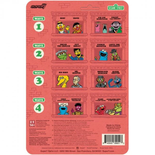 Alt view image 2 of 5 - SESAME STREET REACTION WAVE 4 - CHEF COOKIE