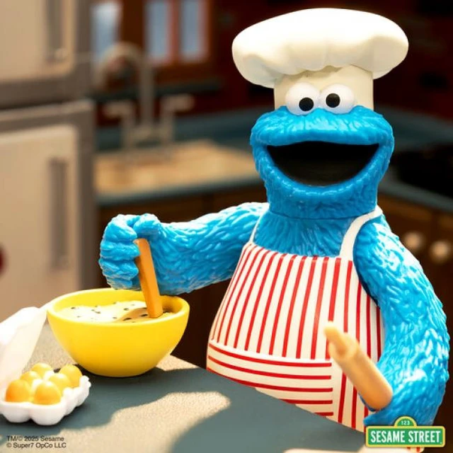 Alt view image 3 of 5 - SESAME STREET REACTION WAVE 4 - CHEF COOKIE