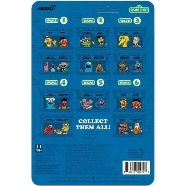 Alt view image 2 of 5 - Super7 - Sesame Street - ReAction Figures Wv6 - Count Von Count (PJs)