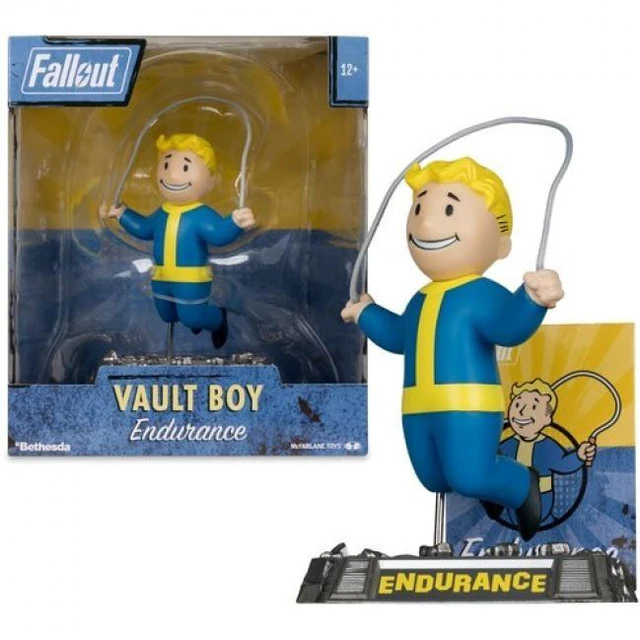 Main image of McFarlane Toys - Fallout - Vault Boy (Endurance) 5" Posed Figure