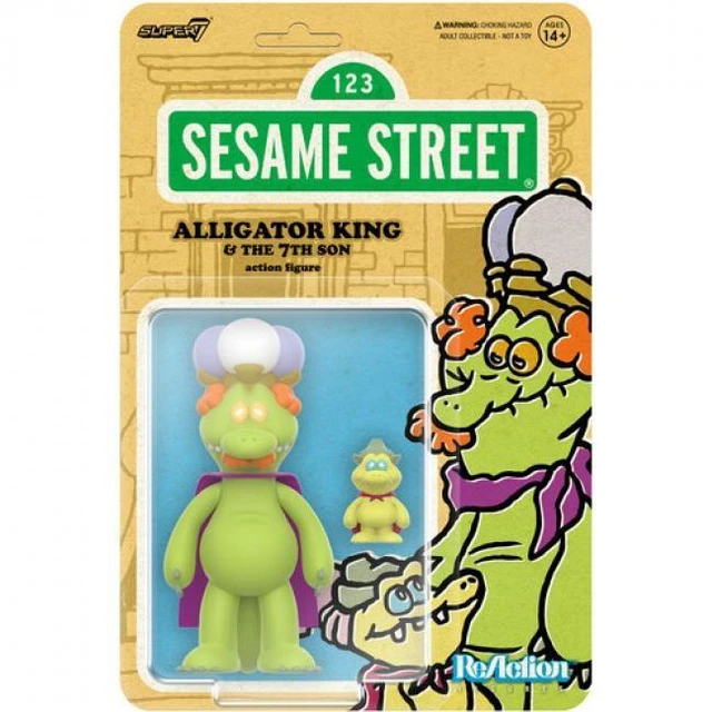 Main image of SESAME STREET REACTION WAVE 4 - ALLIGATOR KING