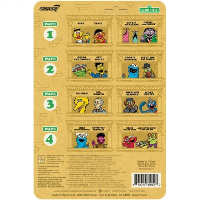 Alt view image 2 of 5 - SESAME STREET REACTION WAVE 4 - ALLIGATOR KING