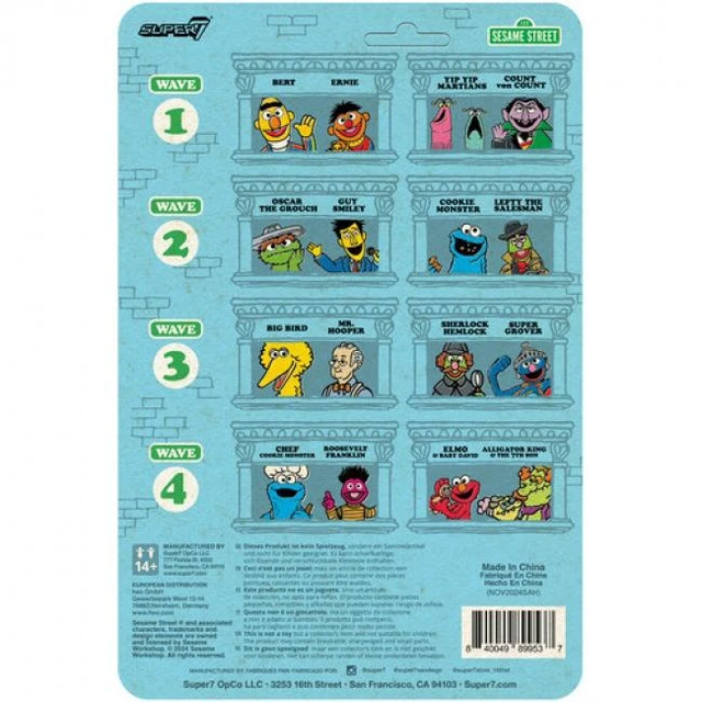 Alt view image 2 of 5 - SESAME STREET REACTION WAVE 4 - ROOSEVELT FRANKLIN