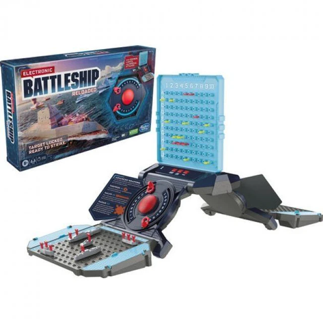 Alt view image 7 of 7 - Hasbro F7565 Electronic Battleship Board Game