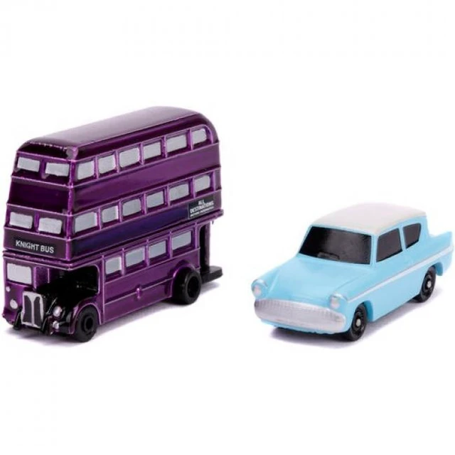Alt view image 5 of 5 - "Harry Potter" 2 piece Set "Nano Hollywood Rides" Diecast Models by Jada