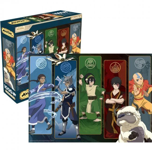 Main image of Avatar the Last Airbender 1000 Piece Jigsaw Puzzle (8x8 Box)