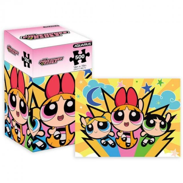 Main image of Powerpuff Girls 500 Piece Jigsaw Puzzle (Vertical Box)