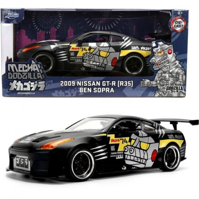 Alt view image 13 of 13 - 2009 Nissan GT-R (R35) Ben Sopra Silver "I Love the 2000's" Series 1/24 Diecast Model Car by Jada