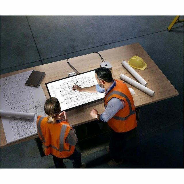 Alt view image 4 of 7 - Alogic Clarity Fold 27C4KPDTF 27" Class Webcam LED Touchscreen Monitor - 16:9 - 13 ms - 27" Viewable - One Glass Solution (OGS) - 10 Point(s) Multi-touch Screen - 3840 x 2160 - 4K UHD - In-p