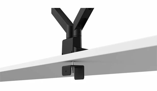 Alt view image 11 of 14 - BENQ LIGHTWEIGHT DUAL MONITOR ARM BLACK
