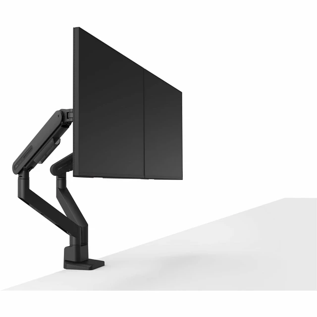 Alt view image 10 of 14 - BENQ LIGHTWEIGHT DUAL MONITOR ARM BLACK