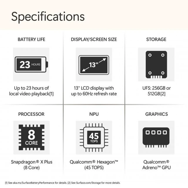 Alt view image 4 of 7 - Microsoft Surface Laptop Copilot+ PC + Surface Thunderbolt 4 Dock + Microsoft Surface USB-C to VGA Adapter
