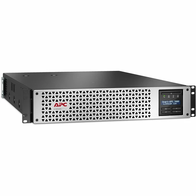 Alt view image 3 of 5 - APC Smart-UPS, Line Interactive, 3kVA, Lithium-ion, Rackmount 2U, 120V, 1x NEMA L5-30R+6x NEMA 5-20R outlets, SmartConnect Port+Network Card, AVR, LCD - 2U Rack-mountable - AVR - 2 Hour Recharge - 5.3
