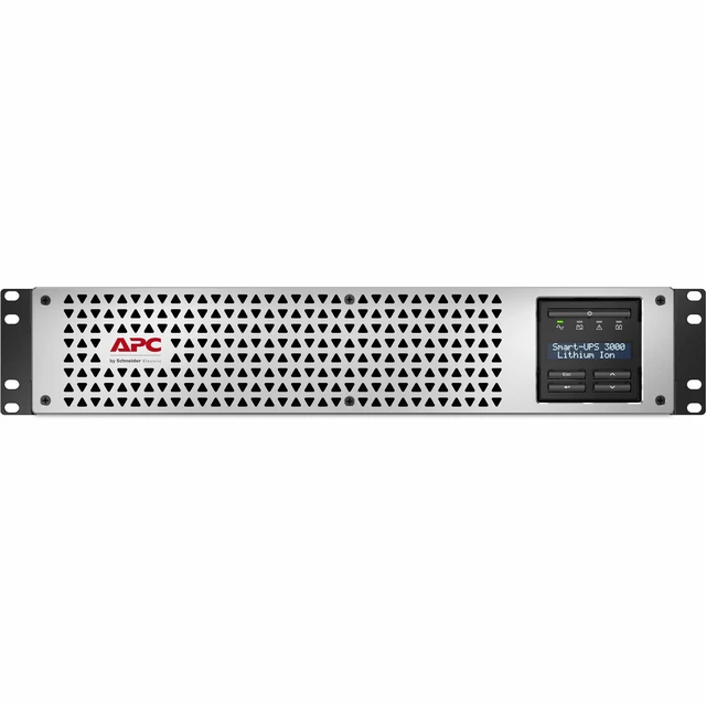 Alt view image 5 of 5 - APC Smart-UPS, Line Interactive, 3kVA, Lithium-ion, Rackmount 2U, 120V, 1x NEMA L5-30R+6x NEMA 5-20R outlets, SmartConnect Port+Network Card, AVR, LCD - 2U Rack-mountable - AVR - 2 Hour Recharge - 5.3