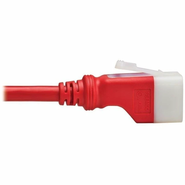 Alt view image 5 of 8 - PDU POWER CORD, C19 TO P-LOCK LITE C20 - 20A, 250V, 12 AWG, 6 FT. (1.8 M), RED,