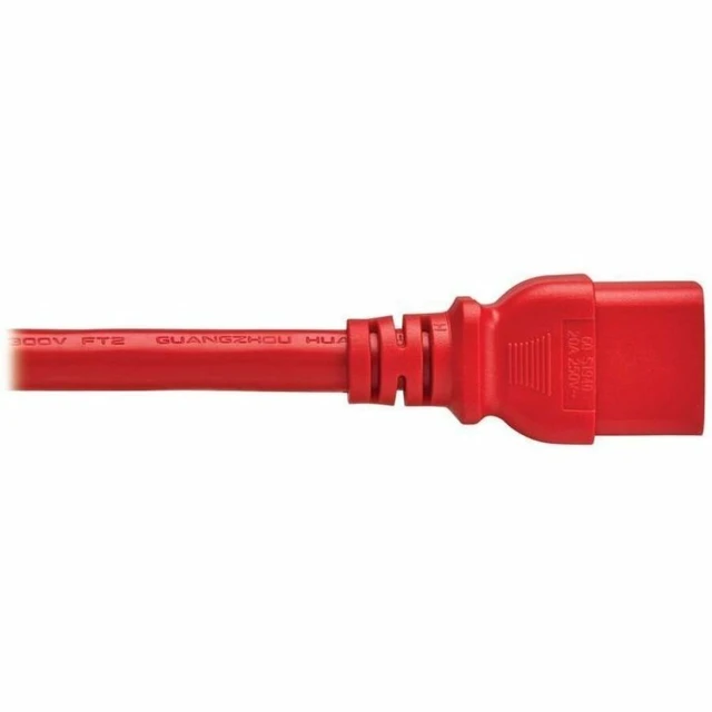 Alt view image 7 of 8 - PDU POWER CORD, C19 TO P-LOCK LITE C20 - 20A, 250V, 12 AWG, 6 FT. (1.8 M), RED,